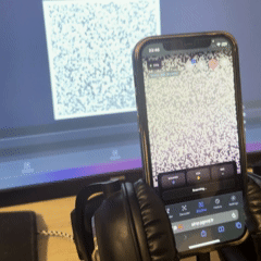 AirQR animation: a sequence of QR codes encoding a file